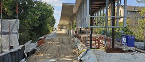 aktuellen Fotos von den Bauarbeiten für die U6-SanierungQuelle: BVG, Uwe Kutscher