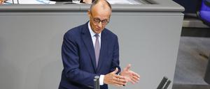Kanzler Merz bei der Generaldebatte im Bundestag