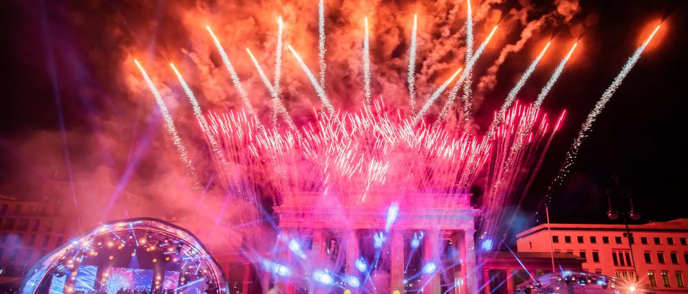 Deutschlands größte Silvesterparty in Berlin am Brandenburger Tor war lange Tradition.