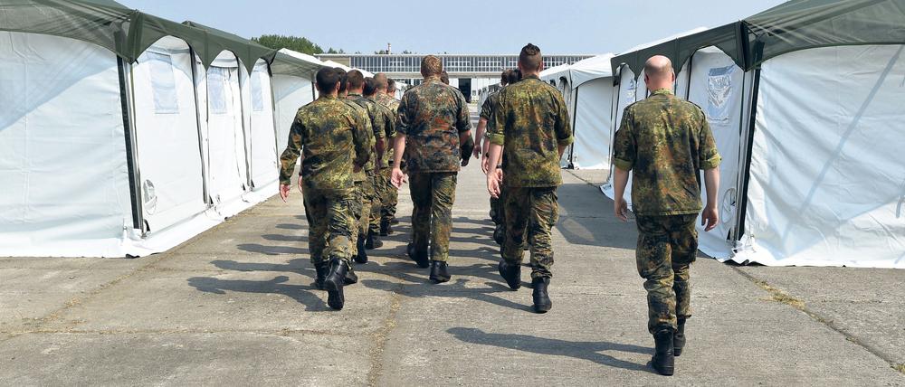 Bundeswehrsoldaten in Brandenburg