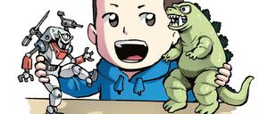 Eine Illustration aus dem Buch „Einfach Japanisch“ von David Füleki und Hirofumi Yamada, das zum diesjährigen Manga Day erscheint