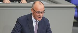 Kanzler Friedrich Merz (CDU) im Bundestag.