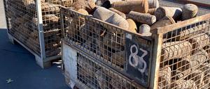 Bei der BSR landen täglich rund 125 Flaschen Lachgasflaschen.