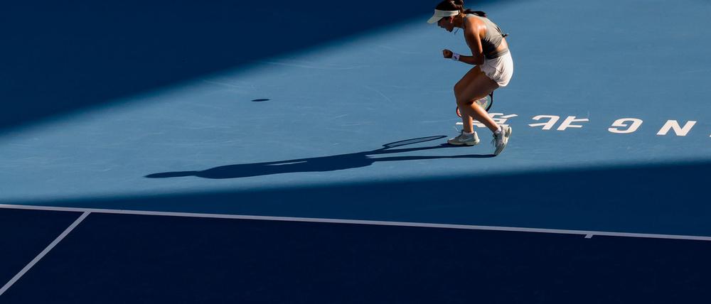 Eva Lys hat in Peking ohne Mühe die zweite Runde erreicht.