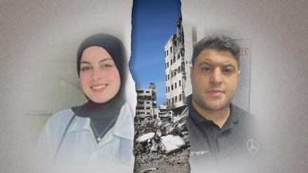 Baraa und Faruk Doghmosh in einer Bildmontage