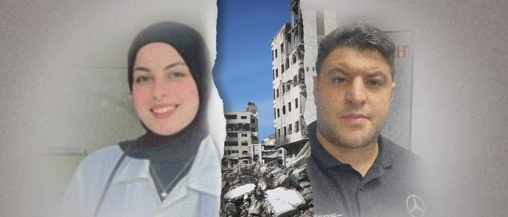 Baraa und Faruk Doghmosh in einer Bildmontage