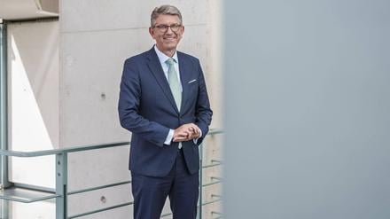 Kulturstaatsminister Wolfram Weimer, aufgenommen im Kanzleramt in Berlin, 2025