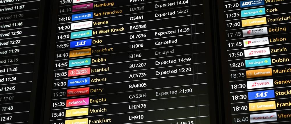 Nach der Cyberattacke mussten am Londoner Flughafen Heathrow zahlreiche Verbindungen gestrichen werden.