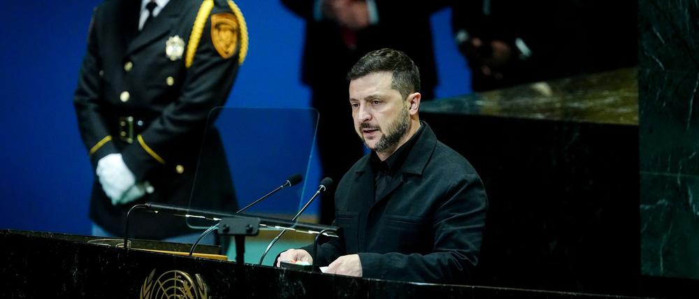Der ukrainische Präsident setzte sich für die internationale Unterstützung Moldaus ein.