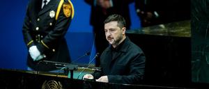 Der ukrainische Präsident setzte sich für die internationale Unterstützung Moldaus ein.
