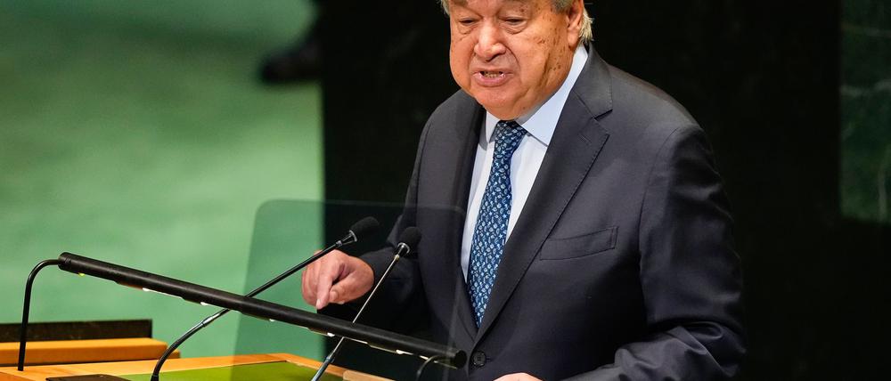 UN-Generalsekretär António Guterres. (Archivbild)