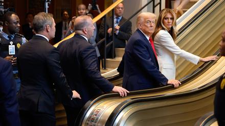 Trump will ein Nachspiel für den Stopp auf der UN-Rolltreppe.