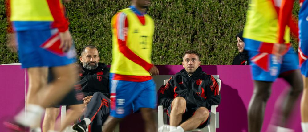 Marco Neppe war zehn Jahre für den FC Bayern aktiv - hier etwa beim Wintertrainingslager 2023 in Doha. (Archivfoto)