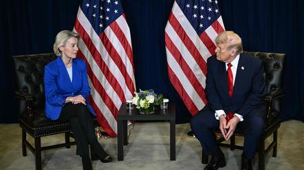 US-Präsident Donald Trump traf sich am Rande der Generalversammlung der Vereinten Nationen zu einem bilateralen Gespräch mit der Präsidentin der Europäischen Kommission, Ursula Von der Leyen.