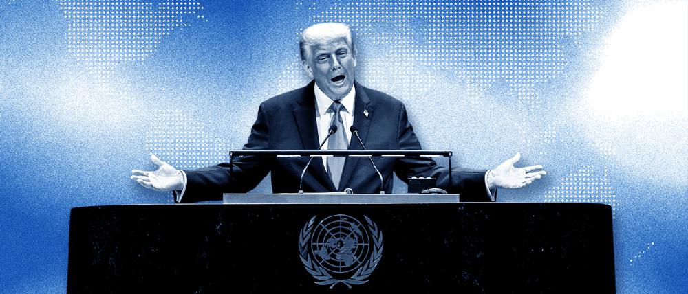 US-Präsident Donald Trump spricht bei der Generaldebatte der UN-Vollversammlung.