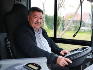 Senner Piskin ist leidenschaftlicher Busfahrer.