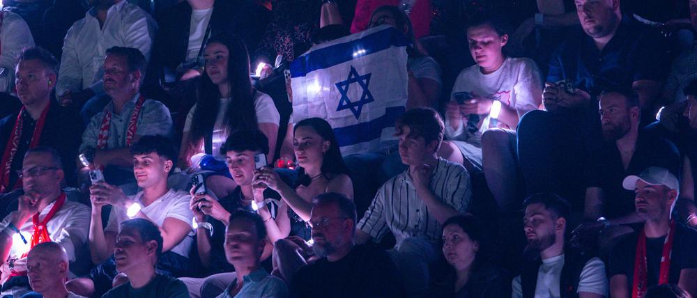 Auf der Straße Proteste, in der Halle Unterstützung für Israel beim ESC in Basel (Archivbild).