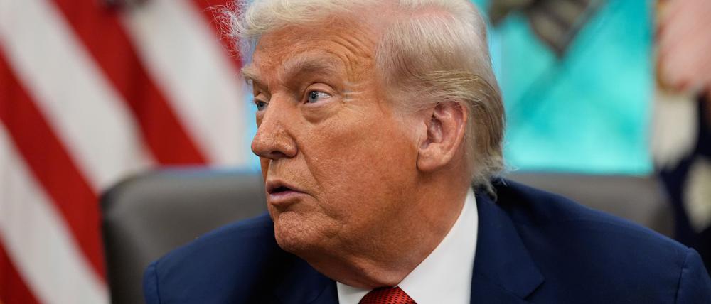 Für Montag ist ein Treffen Trumps mit Netanjahu geplant.