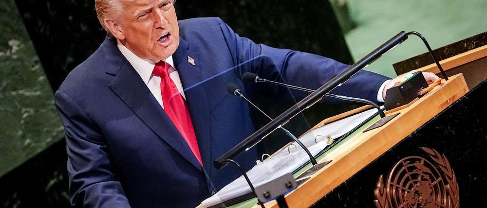 US-Präsident Trump will eine Annexion des Westjordanlandes verhindern.