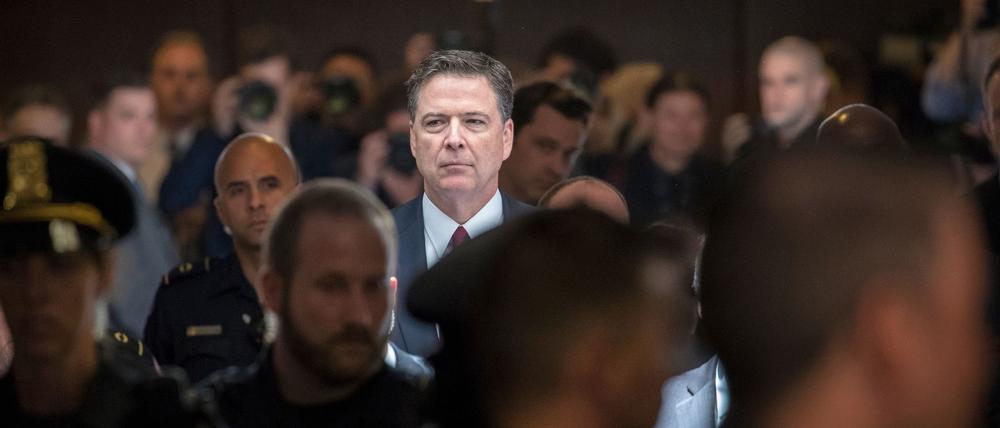 „Ich habe keine Angst“, ließ Comey nach der Anklage wissen. (Archivbild)
