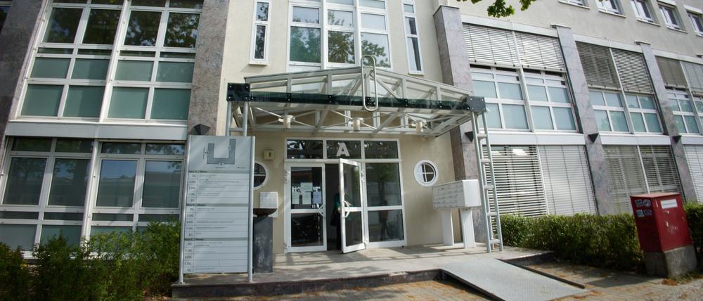 Die Bundesgeschäftsstelle der AfD in Berlin-Reinickendorf