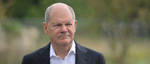Olaf Scholz (SPD) bei einem Termin im Wahlkreis.