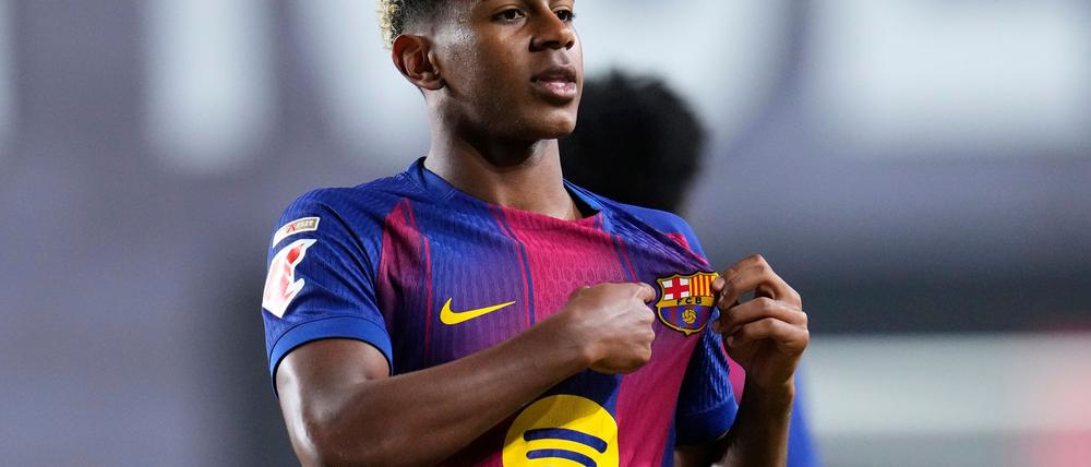 Von ihm kann der Fan ein Sondertrikot kaufen: Lamine Yamal. (Archivbild)