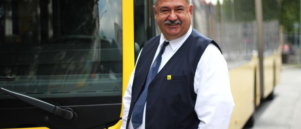 Piskin arbeitet seit 15 Jahren bei der BVG. (Handout)