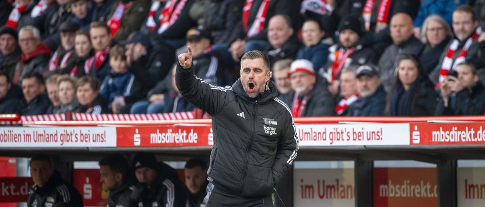 Sebastian Bönig steht bei Union am Sonntag erstmals in der ersten Reihe.