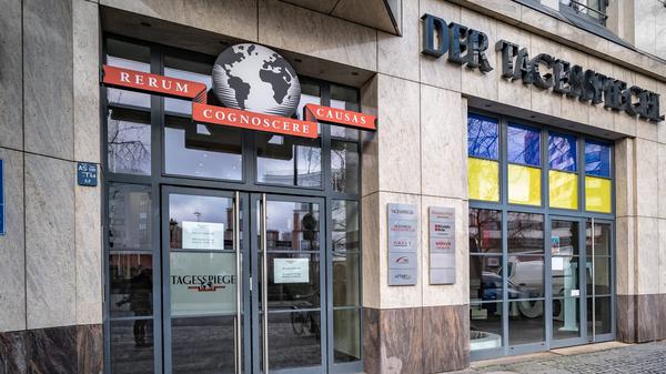 Berlin Kreuzberg-Friedrichshain Verlag DER TAGESSPIEGEL, Verlagshaus Askanischer Platz - 19.02.2023 Berlin *** Berlin Kreuzberg Friedrichshain Publisher DER TAGESSPIEGEL, Verlagshaus Askanischer Platz 19 02 2023 Berlin