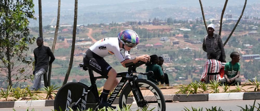Die Radsportlerin Antonia Niedermaier. (Archiv)