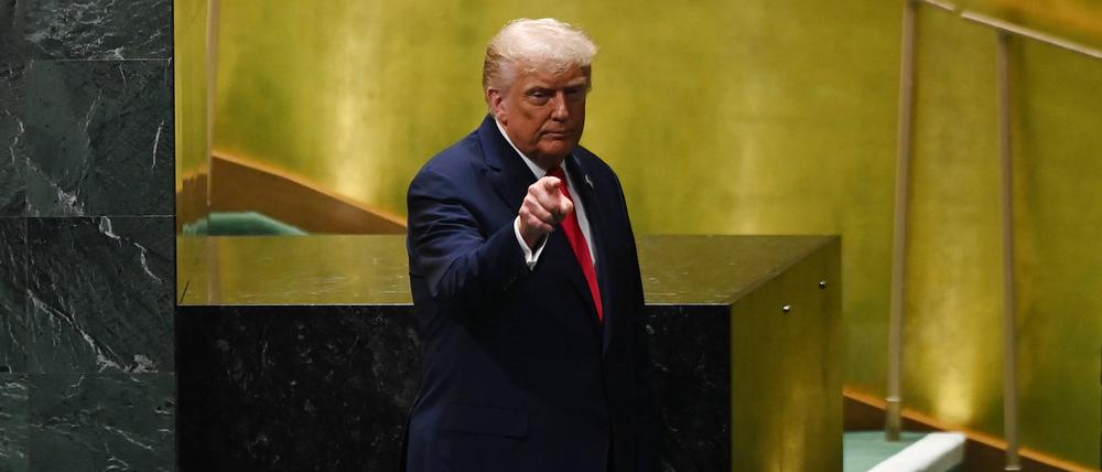 Teilte gegen die UN am Dienstag aus: Donald Trump