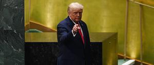 Teilte gegen die UN am Dienstag aus: Donald Trump