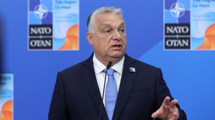 Ungarns Ministerpräsident Viktor Orban hat die Antifa zur terroristischen Vereinigung erklärt. (Archivbild) 