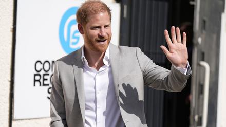 Prinz Harry besuchte im September seinen Vater, König Charles III., in London