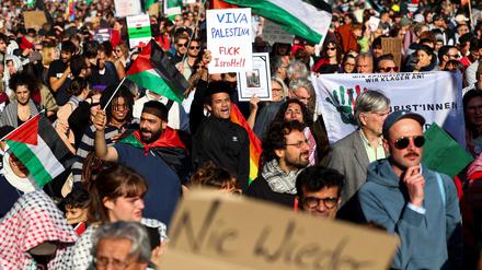 Gaza-Demo in Berlin.