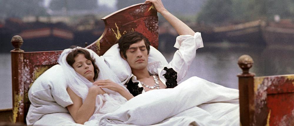 Angelica Domröse und Winfried Glatzeder in einer legendären Szene von „Paul und Paula“ in der Rummelsburger Bucht