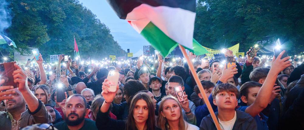 Gaza-Demo in Berlin.