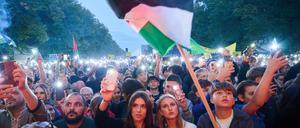 Gaza-Demo in Berlin.
