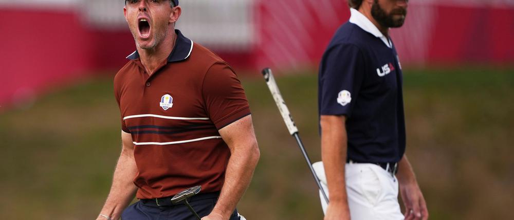 Rory McIlroy und das europäische Team haben beim Ryder Cup viel mehr zu bejubeln als die Gastgeber.