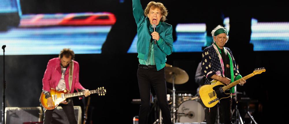 Mick Jagger und Co. ließen es nicht nur auf der Bühne krachen, sondern auch auf der Straße. (Archivbild)