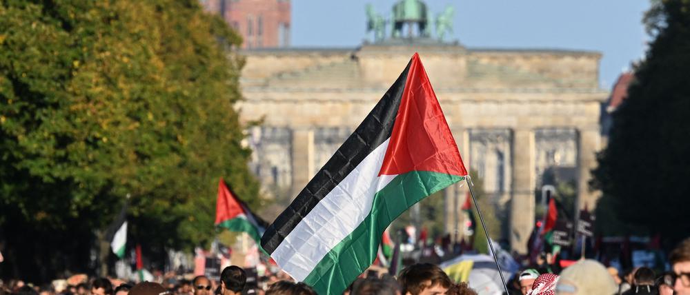 Am Samstag demonstrierten Zehntausende in Berlin gegen den Krieg in Gaza.