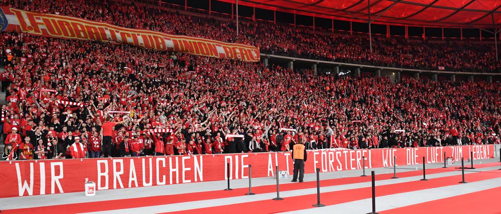 Die Alte Försterei, das Heimstadion des 1. FC Union Berlin.