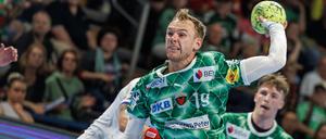 Welthandballer Mathias Gidsel war einmal mehr bester Berliner Werfer.