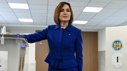 Maia Sandu wird wohl im Amt bleiben