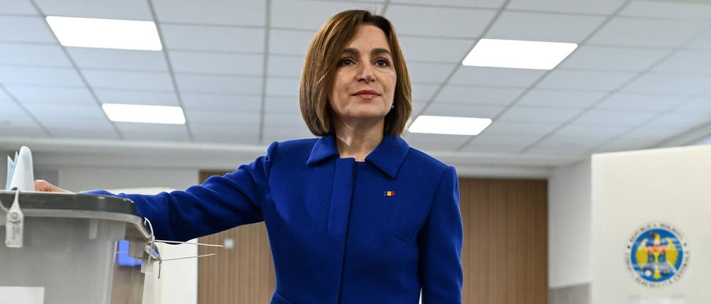 Maia Sandu wird wohl im Amt bleiben