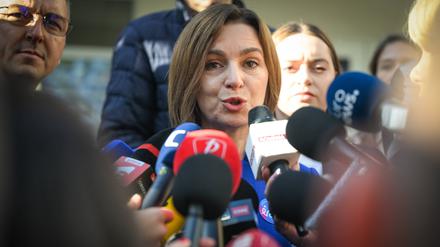 Moldaus Präsidentin Maia Sandu hat den Wahlkampf ihrer proeuropäischen Partei angeführt und für einen EU-Beitritt ihres Landes geworben.