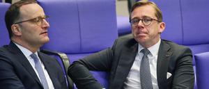 Jens Spahn und Philipp Amthor, beide CDU