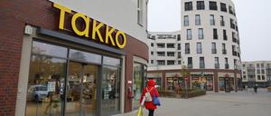 Takko-Filiale in Potsdam. Boumanplatz im Bornstedter Feld.