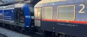 Der Nachtzug aus Berlin steht im Pariser Gare de L’Est. 